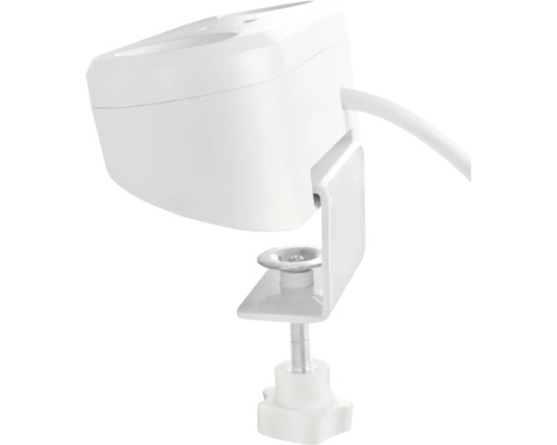 Leuchte mit Schraubzwinge zur Befestigung