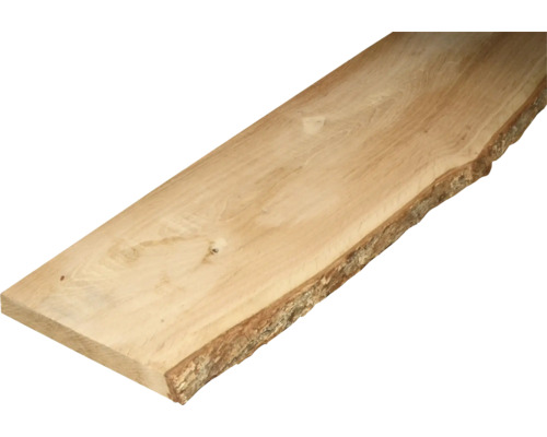 Holzbrett mit Baumkante