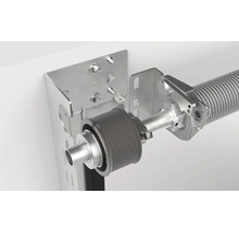 Garagentorfeder mit Halterung