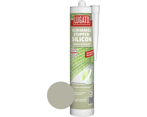 Lugato Schimmel-Stopper-Silikon grau 310 ml