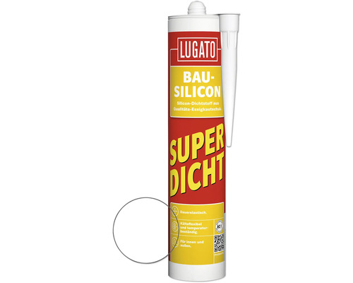 Bau-Silikon LUGATO Super Dicht 300 ml transparent