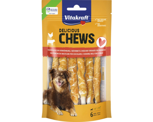 Katzensnack Vitakraft DeliChews Huhn 6x70 g