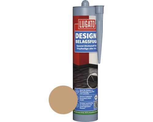 Lugato Spezial Dichtstoff Design-Belagsfuge eiche natur 310 ml Kartusche Lugato Design Belagsfuge Spezialdichtstoff für Vinylbeläge
