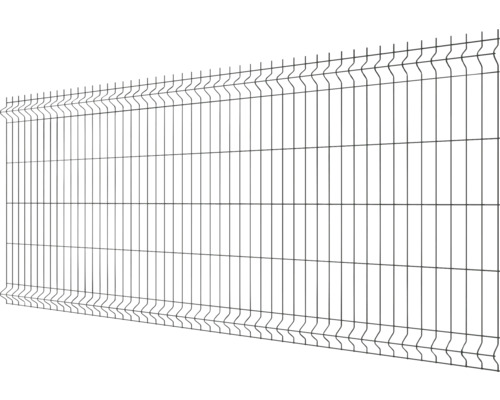 Zaun 250,5 cm x 103 cm anthrazit Doppelstabmattenzaun
