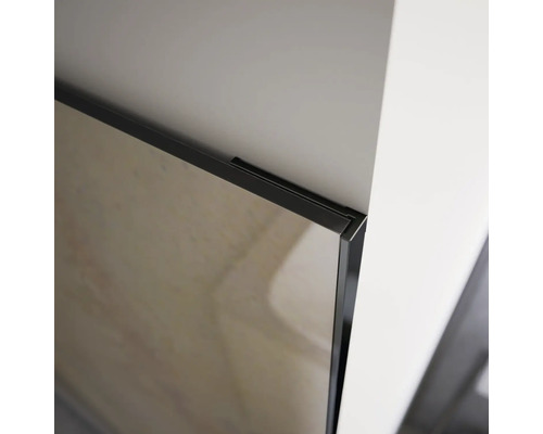 Endprofil Breuer 2550x3 mm aluminium für 3 mm Rückwandplatten