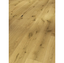 Verlegung von Eichenparkett im Innenbereich