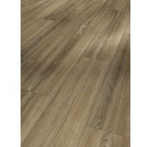 Nahaufnahme von Laminatboden mit Holzoptik