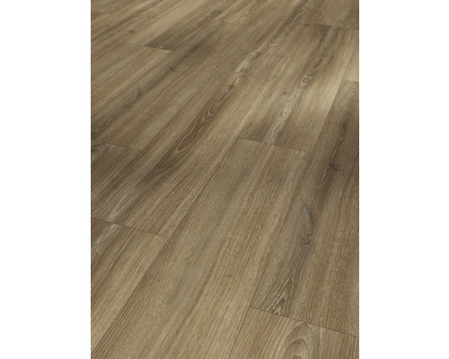 Nahaufnahme von Laminatboden mit Holzoptik