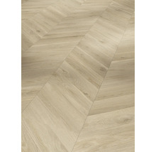 Verlegung von Vinylboden in Fischgrätmuster