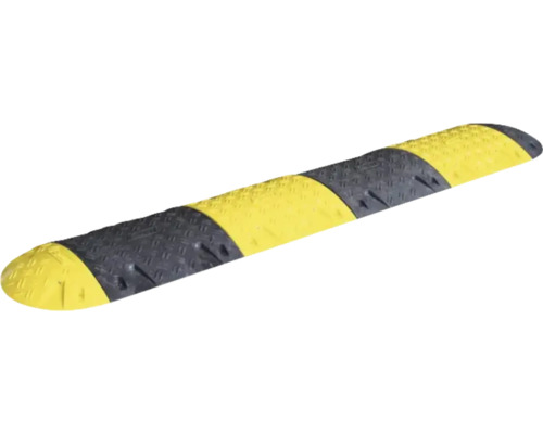 Fahrbahnschwelle Endstück (1 Element) PVC gelb H 50 mm