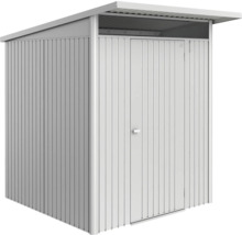 Metall Gerätehaus mit Pultdach und Tür