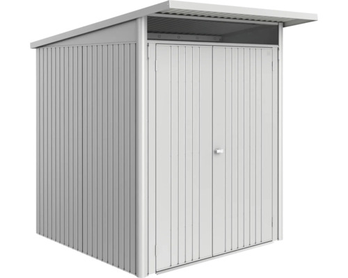 Metall Gartenschuppen mit Doppeltür und Pultdach