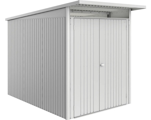 Metall Gerätehaus mit Doppeltür und Pultdach zur Aufbewahrung von Gartengeräten