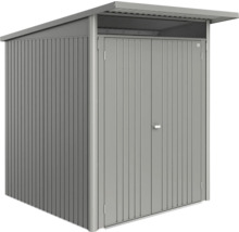 Metall Gerätehaus mit Doppeltür und Pultdach