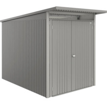 Gartengeräteschrank aus Metall mit Doppeltür und Pultdach