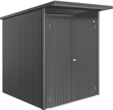 Metall Gerätehaus mit Tür und Dach