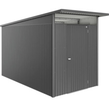 Gartenschrank aus Metall mit Flachdach und Tür