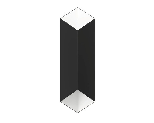 Schwarze eckige Deckenleuchte