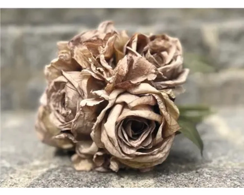 Kunstblume Rose Hydrangea 22 cm altrosa