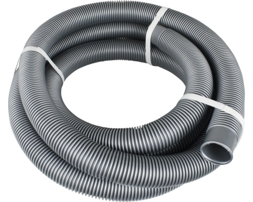 Grauer flexibler Saugschlauch