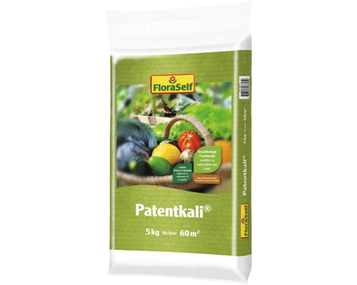 Patentkali FloraSelf Kalium-Magnesiumdünger 5 kg / 60 m² Patentkali Dünger, 5 Kilogramm Packung