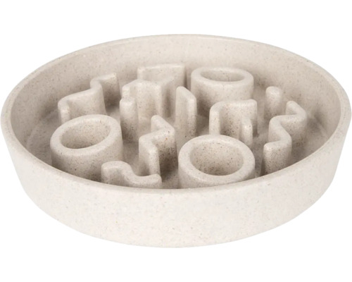 Hund Katze Futternapf District 70 Bamboo Cat Slow Feeder Ø 13,5 cm Merengue Antischling-Napf aus Bambus