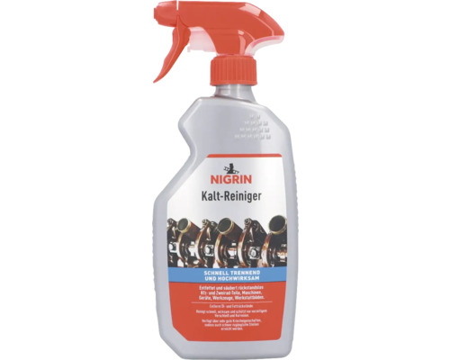 Nigrin Kaltreiniger Sprühflasche für die Reinigung von Fahrzeugen, Werkzeugen und Werkstätten.