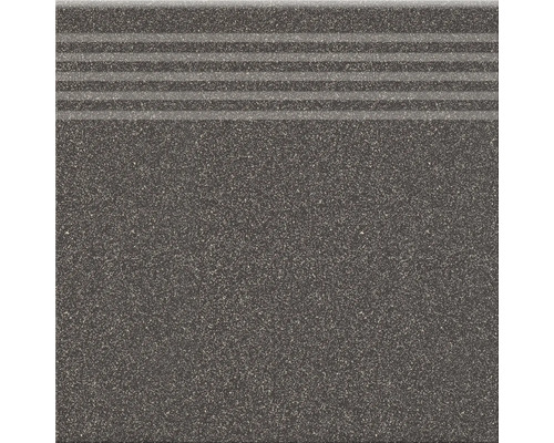 Feinsteinzeug Treppenstufe Etna 30x30 cm graphit matt