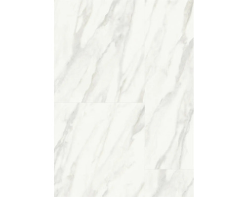 Senso Designboden Neo Marble Weiß Fliesenoptik Klickverbindung 980 x 490 x 4,5 mm