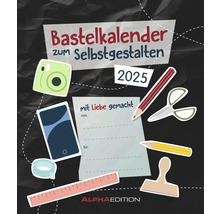 Bastelkalender zum Selbstgestalten für das Jahr 2025