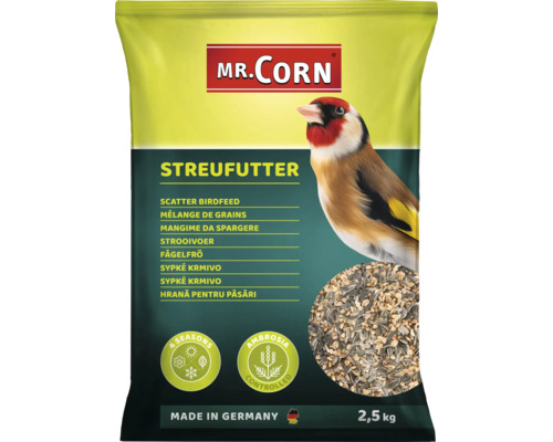 Wildvogelfutter Mr.Corn Streufutter 2,5 kg