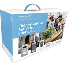 Einfamilienhaus Set Video aus Edelstahl in Verpackung