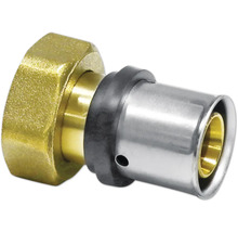 Rohrverschraubung mit Pressfitting