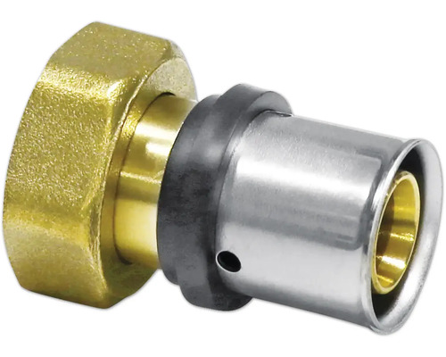 Rohrverschraubung mit Pressfitting