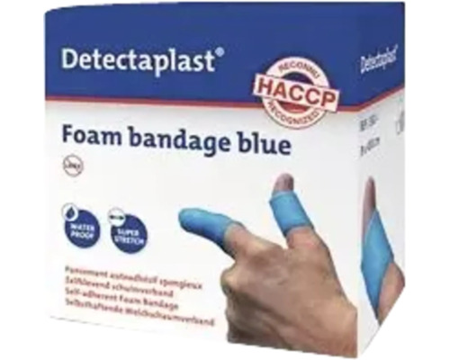 Detectaplast Schaumstoffverband blau, Packung