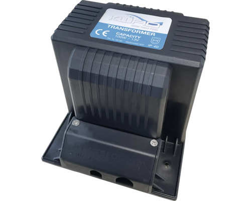Transformator mit einer Kapazität von 100 Watt und Schutzart IP40