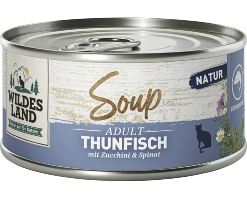Katzenfutter nass Wildes Land Soup Thunfisch 80 g
