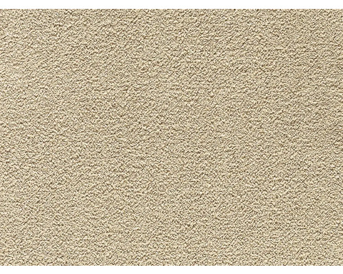 Teppichboden Shaggy Janette karamell FB32 400 cm breit (Meterware) Nahaufnahme einer Putzstruktur