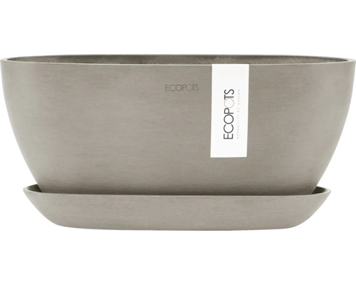 Ecobots Pflanzgefäß mit Untersetzer