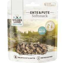 Hundesnack Wildes Land Softsnack Ente & Pute 50 g