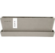 Rechteckiger Pflanzkasten mit Untersetzer