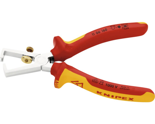 Knipex Abisolierzange mit Mehrkomponenten Griffen