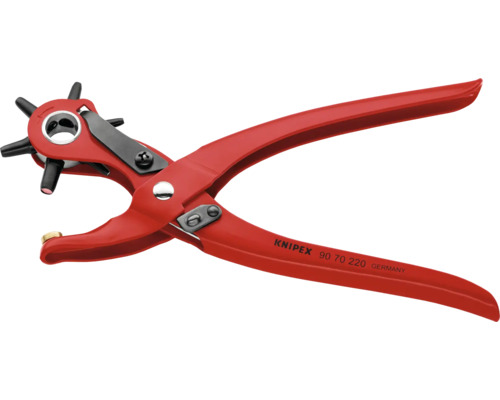 Revolverlochzange Knipex 220 mm, pulverbeschichtet