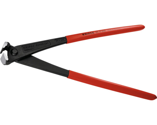 Knipex Kneifzange mit roten Griffen