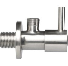 Eckventil Differnz 1/2" x 3/8" matt chrom