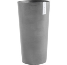 Hoher, runder Pflanztopf aus Kunststoff