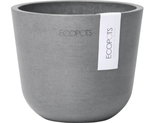 Grauer Pflanztopf von Ecopots