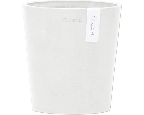 Weißer Pflanztopf von Ecopots
