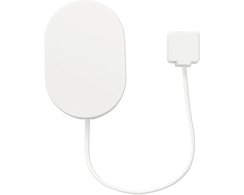 Weißer LED-Lichtsensor mit rundem Gehäuse und Stecker