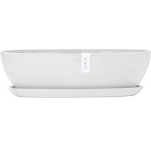 Oblong Pflanzgefäß mit Untersetzer